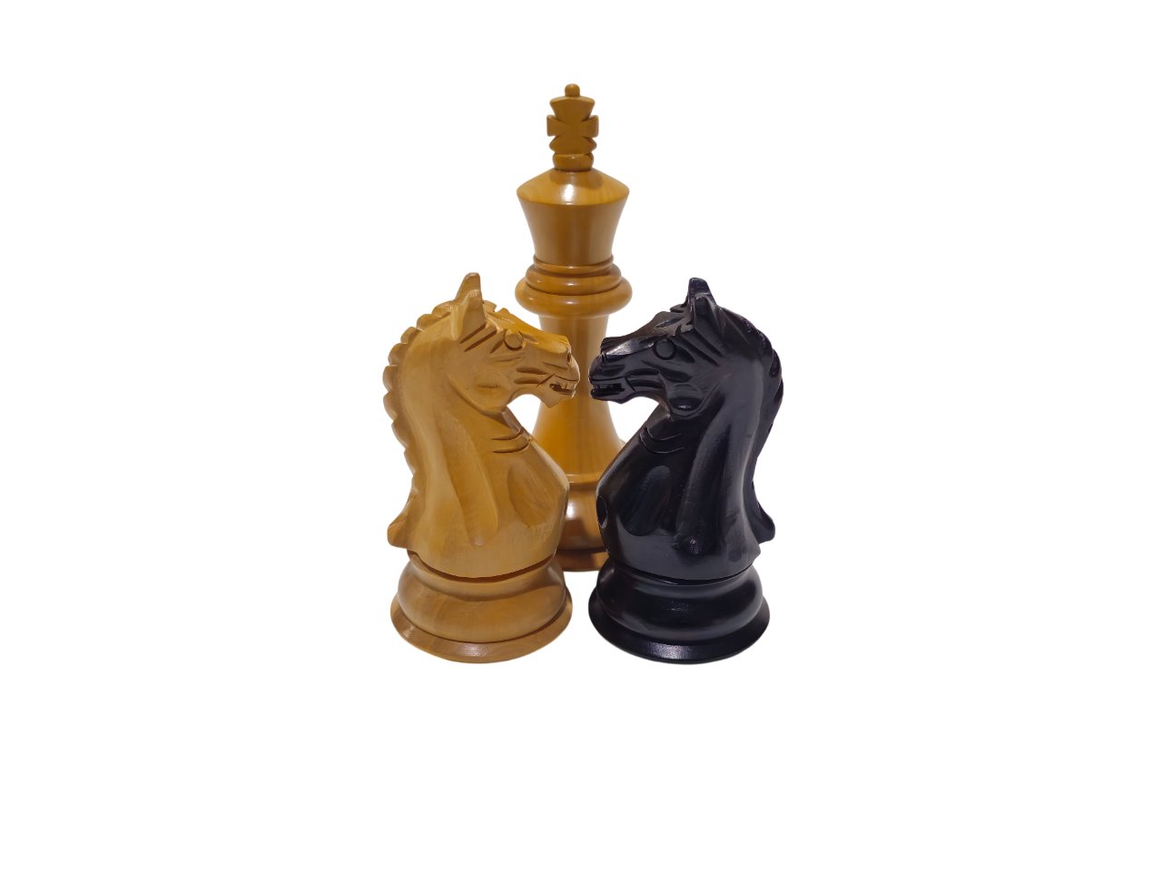 Supreme Yedek Vezirli Ahşap Satranç Figür 105 mm