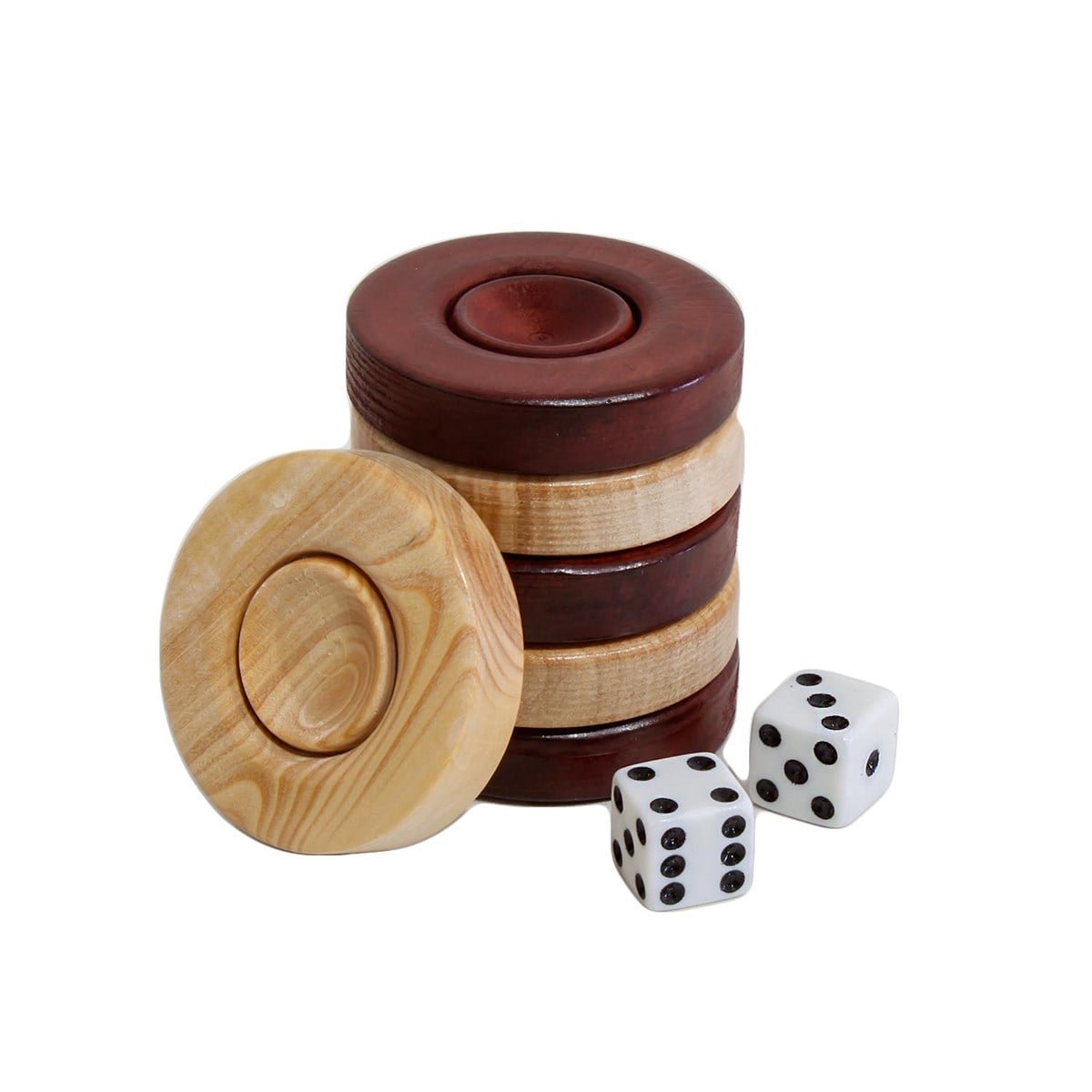 Şimşir Ağacı Tavla Pulu (28 mm)